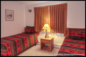 guest bedroom at Indian Peaks