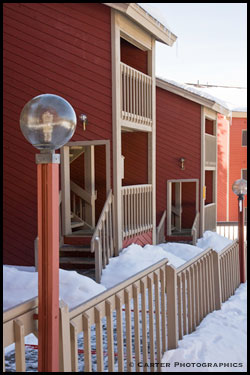 outside entrance at Indian Peaks in Fraser, CO